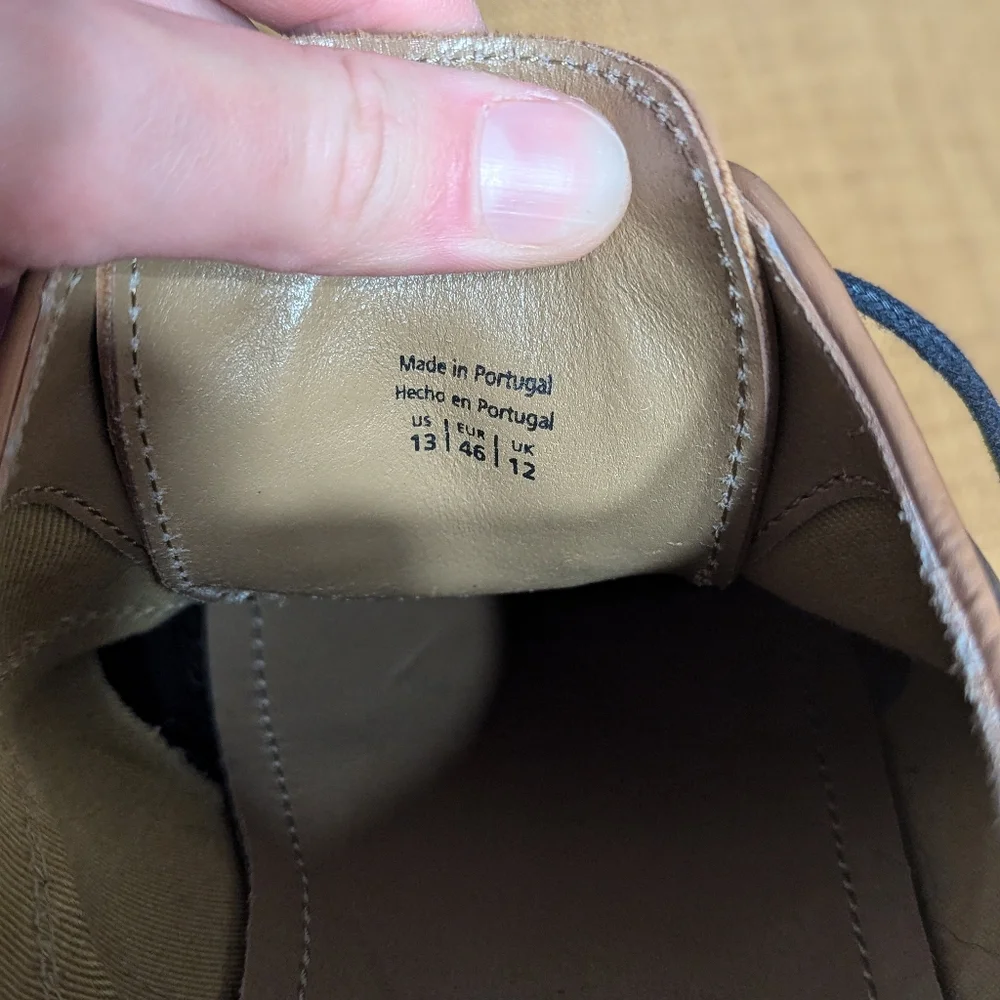 ✨ 4/$15 Aldo Blue and Tan Brogues